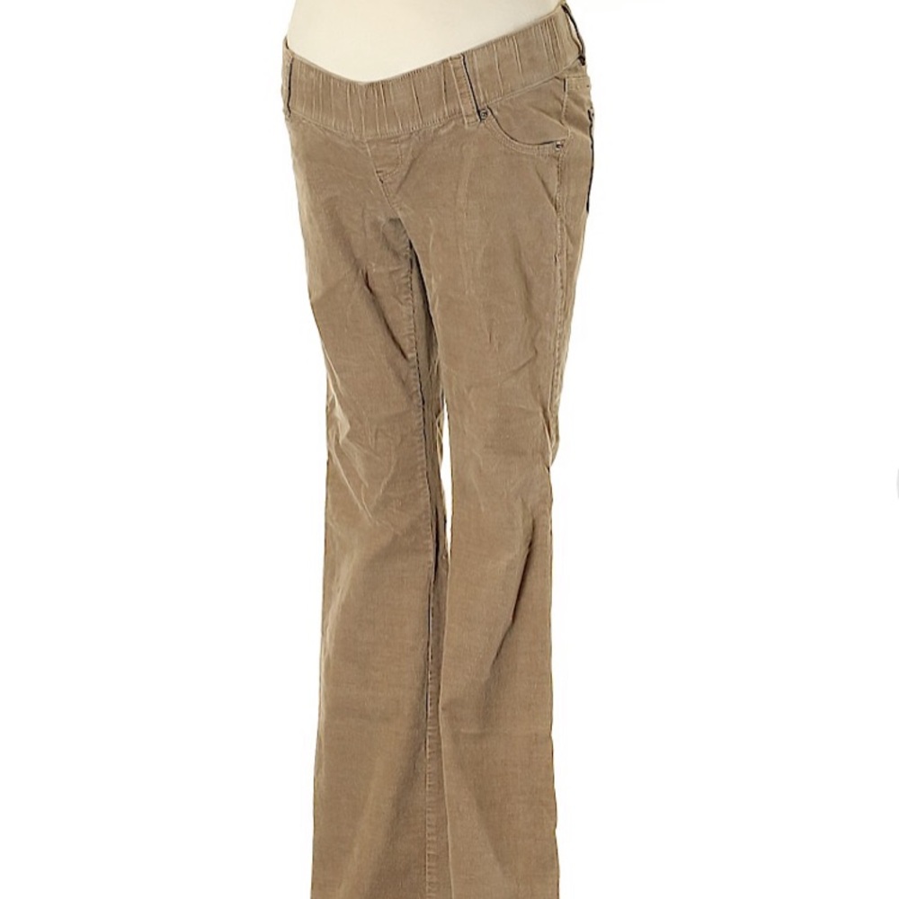 Maternity low rise cords